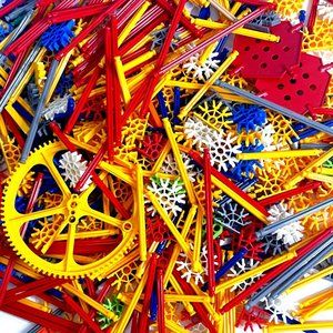 Knex Huge 644 Piece‎ Lot Assorted Mixed Standard Size Parts